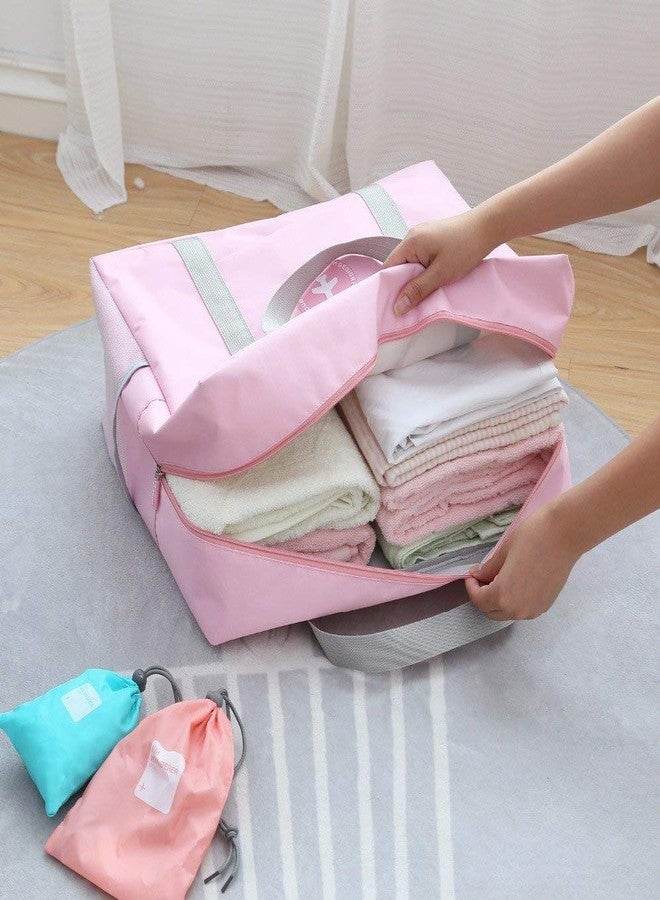 ستايليز حقيبة سفر ستايليز المصنوعة من البوليستر، قابلة للطي، للجنسين، مقاومة للماء، قابلة للطي، منظم سفر (S11092_أزرق سماوي) - Image 2